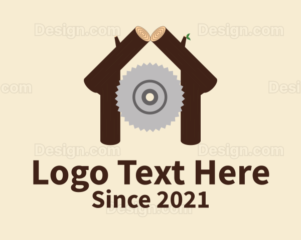 Log Cabin Circular Saw Logo