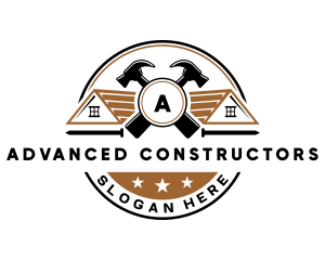 Hammer Carpentry Tradesman logo design