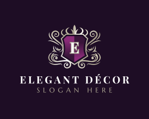 Royal Decorative Shield logo design