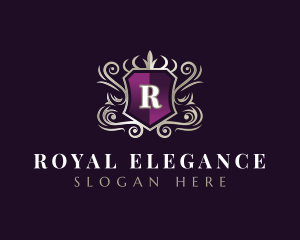 Royal Decorative Shield logo design