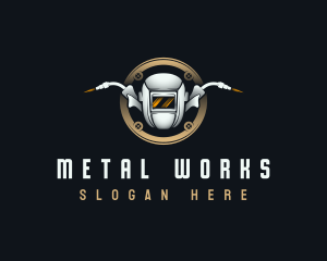 Metal Welding Helmet logo