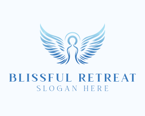 Spiritual Halo Angel logo design