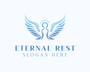 Spiritual Halo Angel logo design