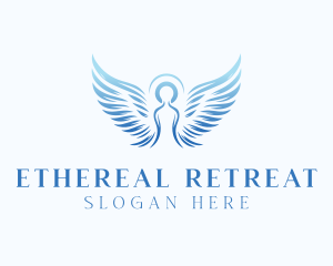 Spiritual Halo Angel logo design