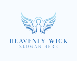 Spiritual Halo Angel logo design