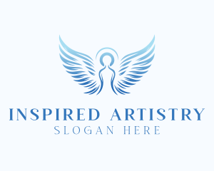 Spiritual Halo Angel logo design