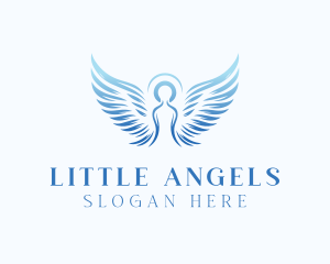 Spiritual Halo Angel logo design