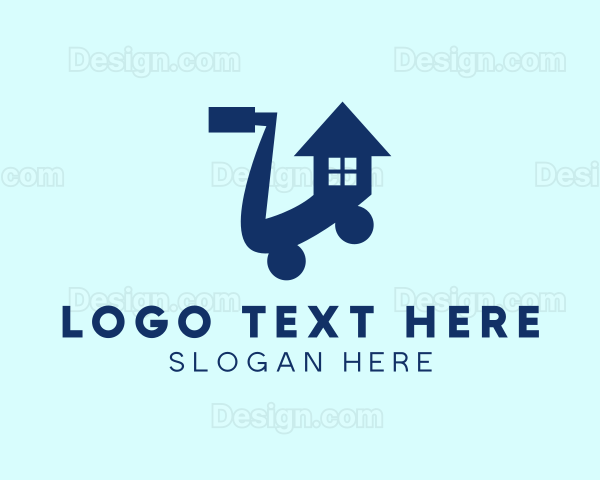 House Shopping Cart Logo