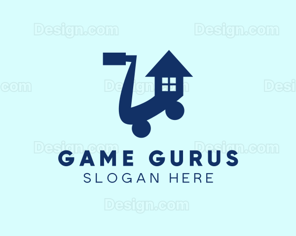 House Shopping Cart Logo