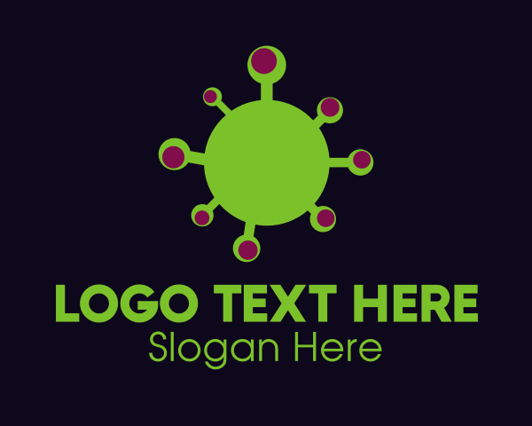 Virus logo example 4