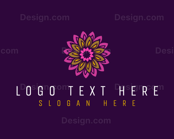 Bohemian Mandala Petal Logo