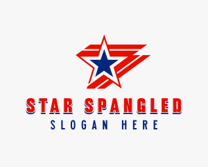 American Star Election logo design