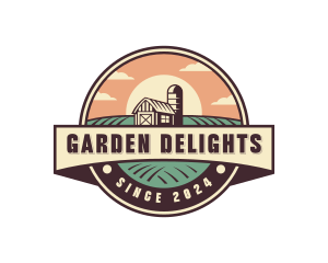 Field Landscaping Barn logo design