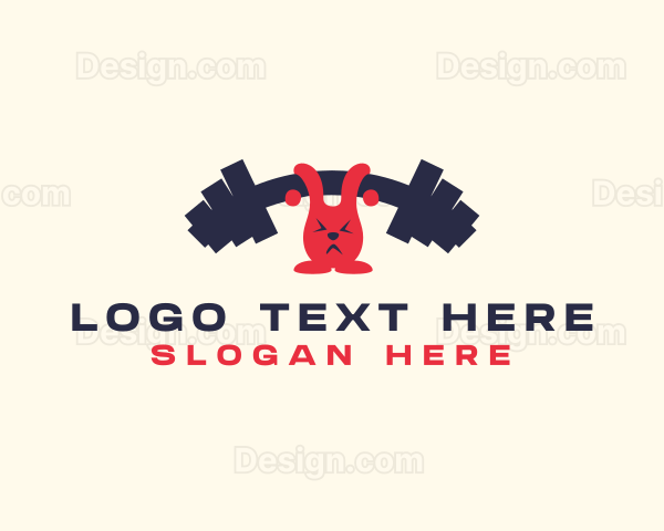 Bunny Fitness Weightlifting Logo