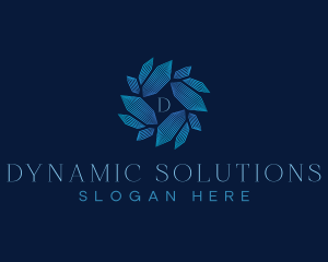 Crystal Swirl Startup logo design