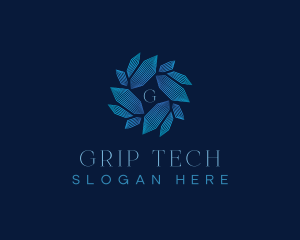 Crystal Swirl Startup logo design