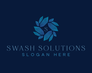 Crystal Swirl Startup logo design