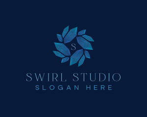 Crystal Swirl Startup logo design