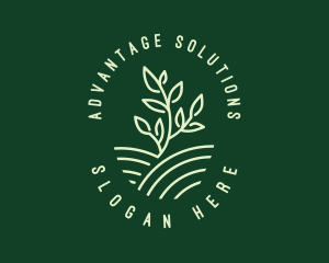 Agriculture Seedling Plant Logo