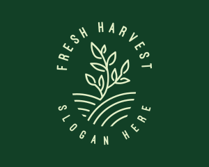 Agriculture Seedling Plant logo