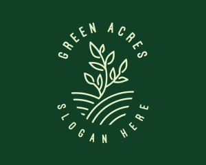 Agriculture Seedling Plant logo