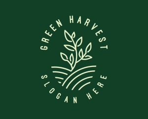 Agriculture Seedling Plant logo