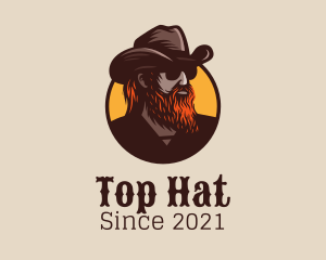 Cowboy Man Character  logo design