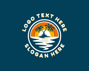 Island Vacation Beach logo