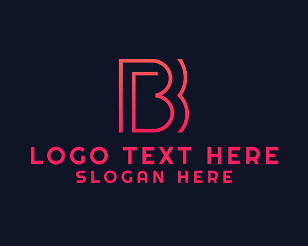 Professional Startup Letter B logo