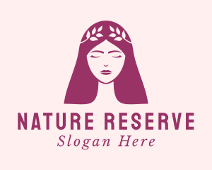 Beautiful Nature Woman logo design