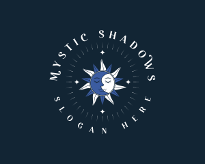 Mystical Moon Sun logo design