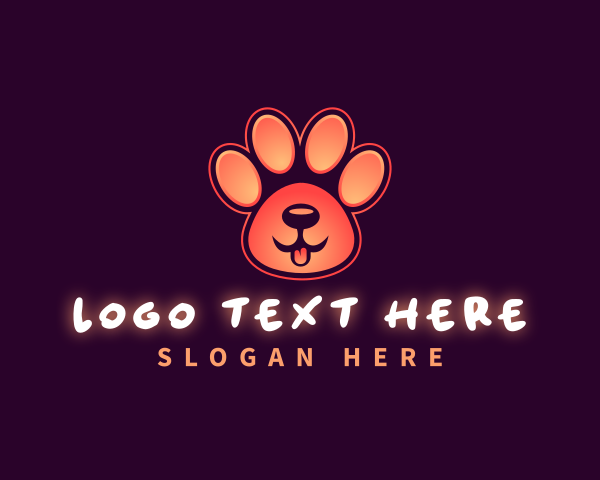 Puppy logo example 3