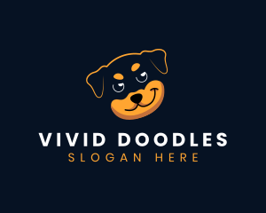 Smirking Pet Dog logo design