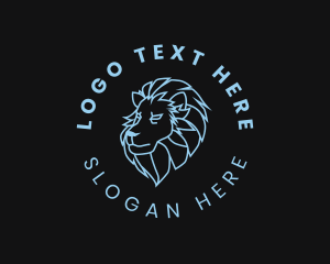 Lion - Wild Lion Feline logo design