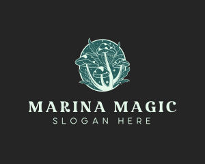 Mystical Mushroom Fungi logo design