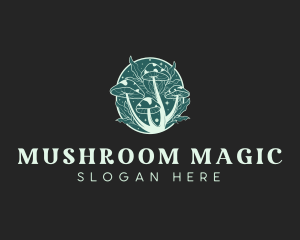 Mystical Mushroom Fungi logo design