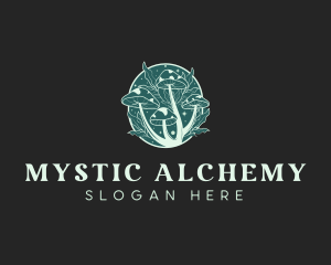 Mystical Mushroom Fungi logo design