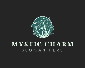 Mystical Mushroom Fungi logo design