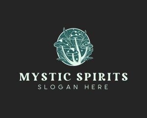 Mystical Mushroom Fungi logo design