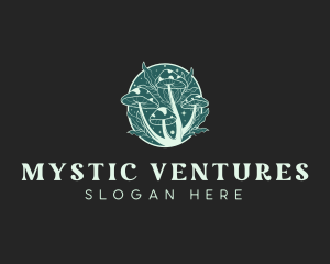 Mystical Mushroom Fungi logo design