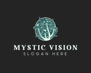 Mystical Mushroom Fungi logo design