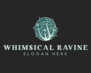 Mystical Mushroom Fungi logo design