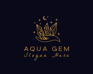 Astral Cosmic Gems logo design