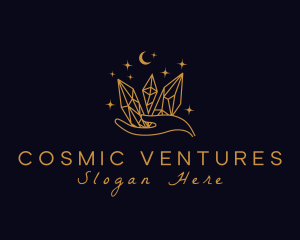 Astral Cosmic Gems logo design