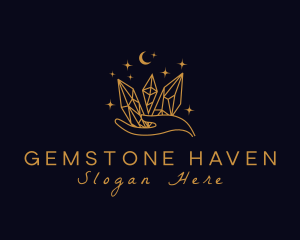 Astral Cosmic Gems logo design