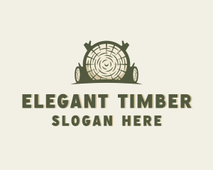 Lumberjack Wood Carpentry logo