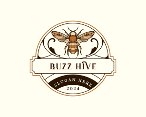 Honey Bee Apiculture logo design