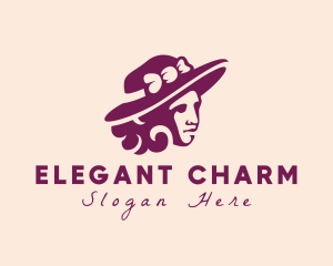 Elegant Beautiful Lady logo