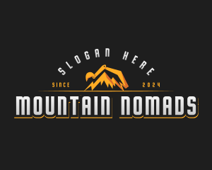 Excavator Mountain Landscaping logo design