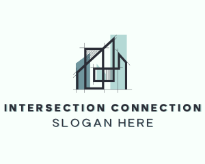 Modern Home Architecture Logo